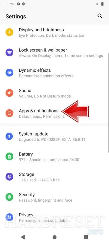 android App unsources setting